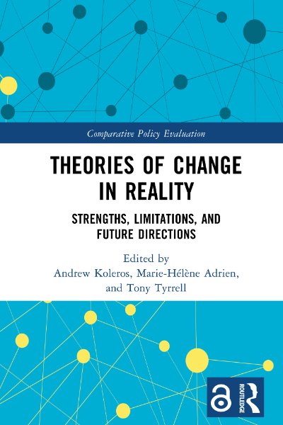 Cover of the open-access book “Theories of Change in Reality: Strengths, Limitations and Future Directions”